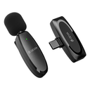 PR001771-MICROFONO DEVIA 2 IN 1 TIPO C INALAMBRICO NEGRO