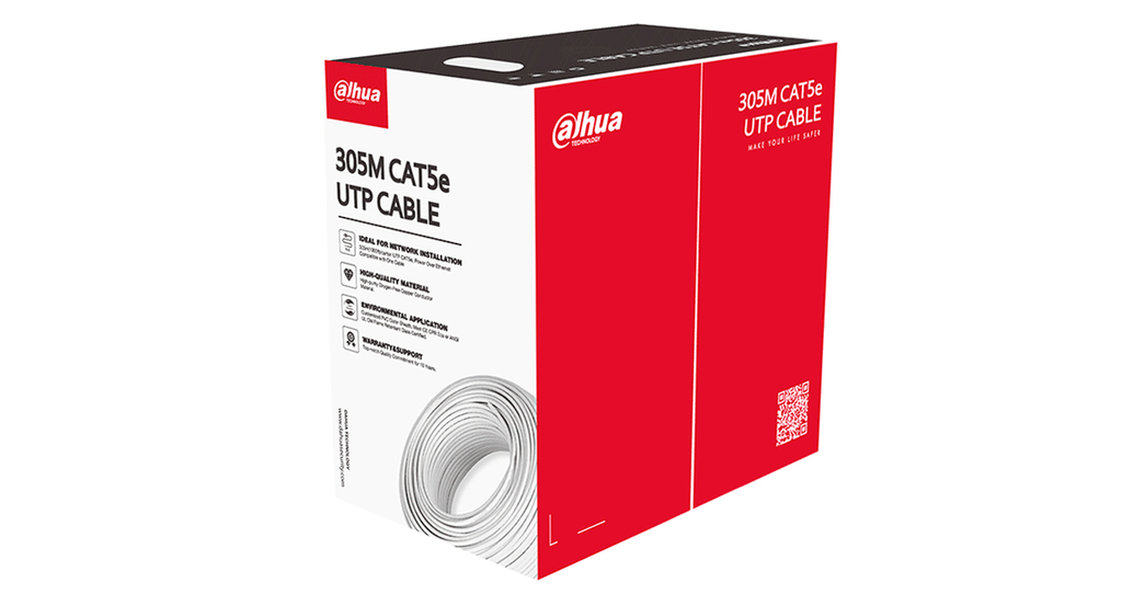 CABLE 24/4 CAT5 UTP DAHUA 305M CAT5 UTP CABLE
