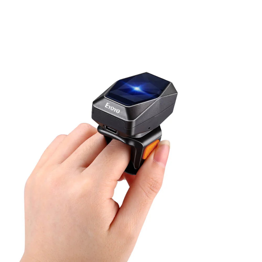 PR001303-EYOYO 1D BLUETOOTH WEARABLE RING SCANNER