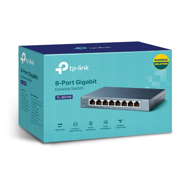 PR001670-SWITCH LAN TP-LINK 8 PUERTOS 10/100/1000