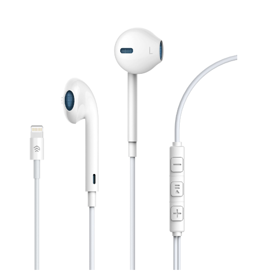 HANDS FREE DEVIA IPHONE EARPHONE CON MICROFONO SMART SERIE 6938595309694 BLANCO 