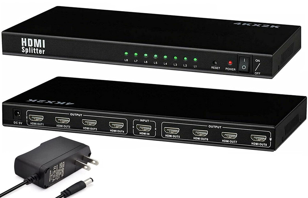 PR002401-SPLITTER 8 VIAS HDMI CON AMPLIFICADOR