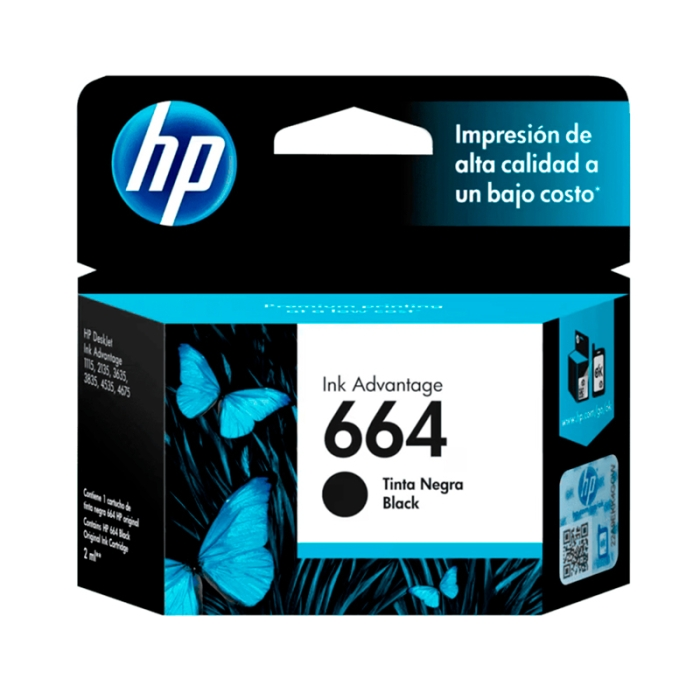 PR003509-CARTUCHO HP NEGRO #664