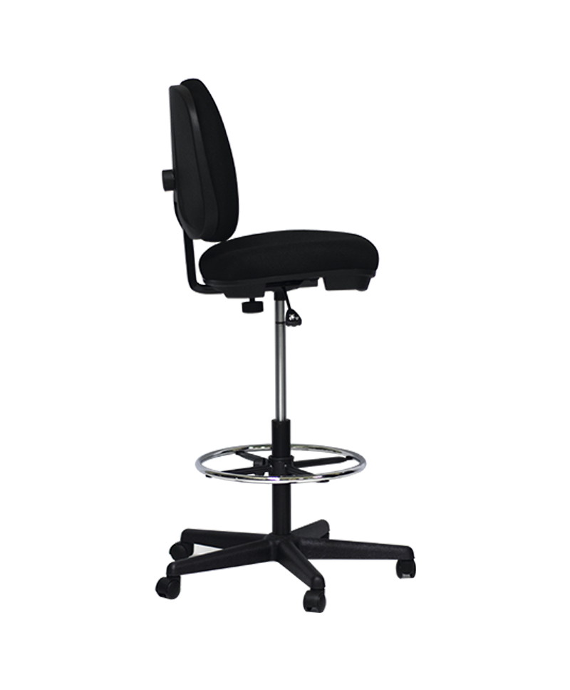 SILLA TIPO CAJERO H-3328F-1 NEGRA