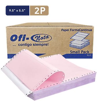 PR004684-PAPEL CONTINUO 9 1/2 X 5 1/2 2 PARTES NC