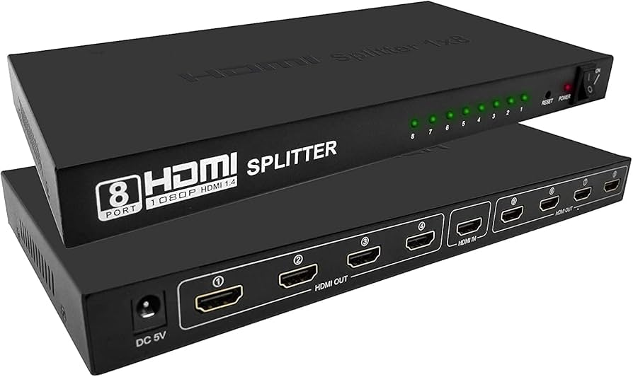 PR005381-VIDEO SPLITTER HDMI 1.4 PARA 8 MONITORES