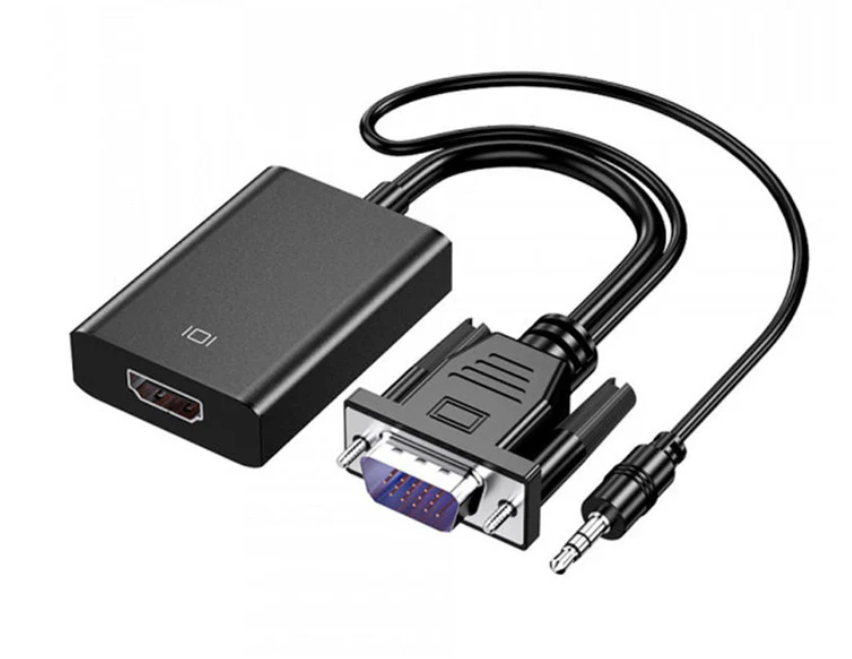 PR006147-ADAPTADOR CONVERTIDOR VGA A HDMI 1O80P CON AUDIO