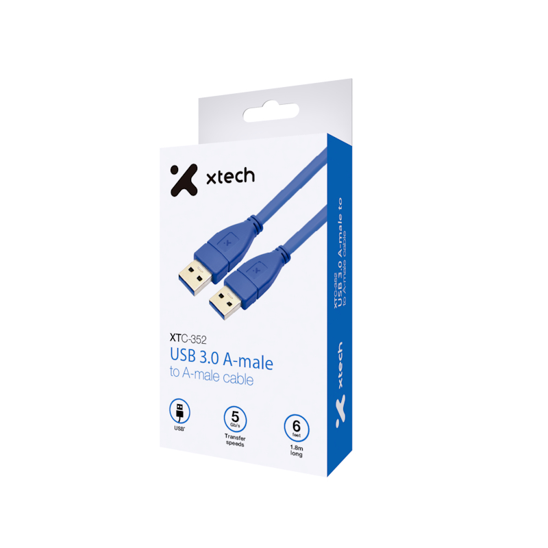 PR006258-CABLE XTECH USB 3.0 A USB 3.0, 6FT (XTC-352)
