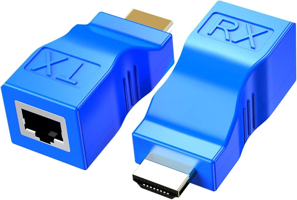2PCS 1080P HDMI EXTENDER TO RJ45 CAT5E/6
