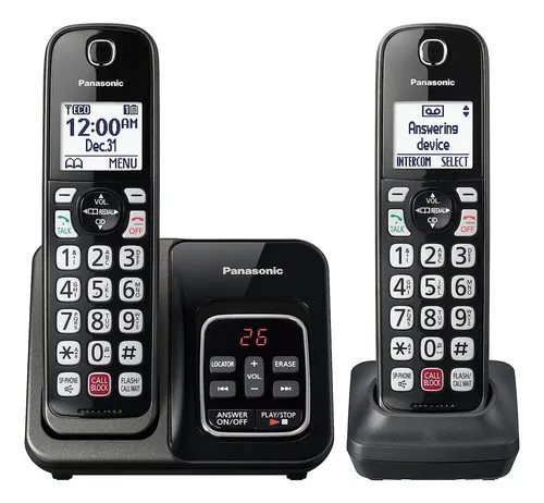 PR006498-TEL INALAMBRICO PANASONIC KX-TGD563M CON CONTESTDOR AUTOMATICO-3 AUDICULARES