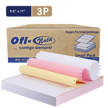 PR006512-PAPEL CONTINUO 9 1/2 X 3 2/3 1PT DIVIDIDO EN 3