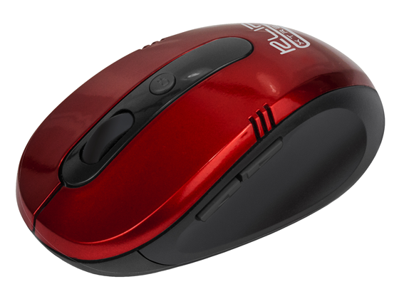 PR006556-MOUSE INALAMBRICO KLIPX (VECTOR) ROJO
