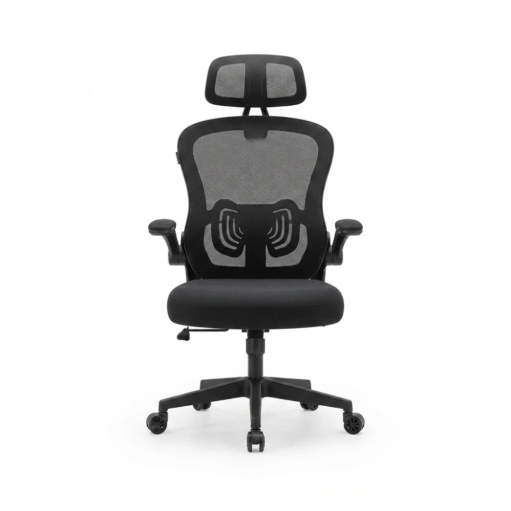 SILLA XCON EJECUTIVO (MOD. XCON-C0238) NEGRA, MALLA, REPOSA CABEZA, BRAZOS, PESO MAX. 265lbs