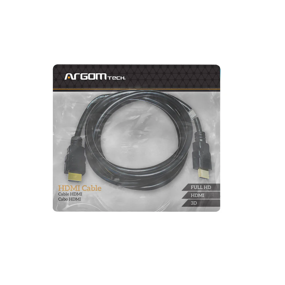 CABLE HDMI 10FT ARGOM MACHO MACHO ARG-CB-1875