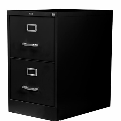 ARCHIVO GMS 2 GAVETA 9 1/2 X 13 GMS-FC-002-2D NEGRO