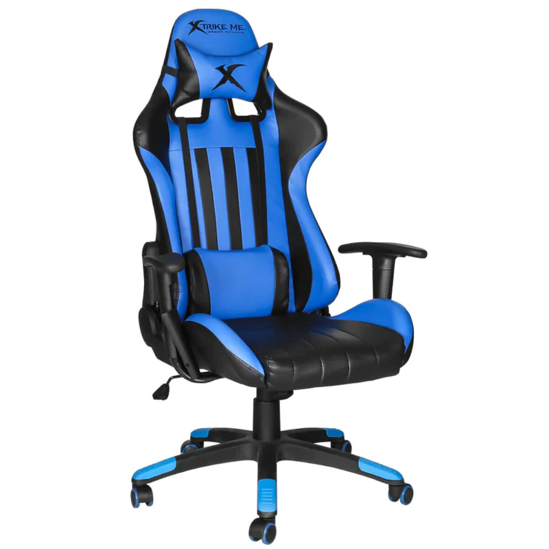 PR008044-SILLA GAMING LEATHER AZUL XTRIKE ME GC905BU