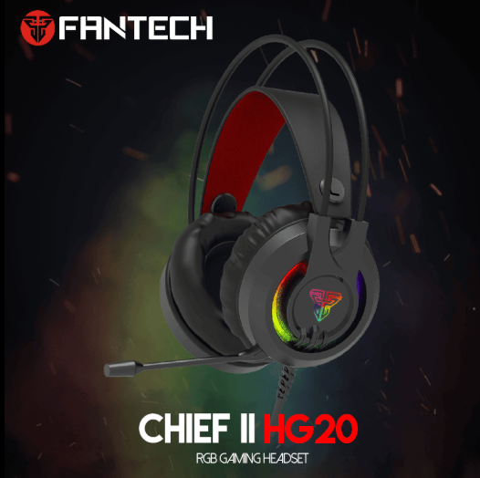 AUDIFONO FANTECH HG20 GAMING C/MICROFONO NEGRO