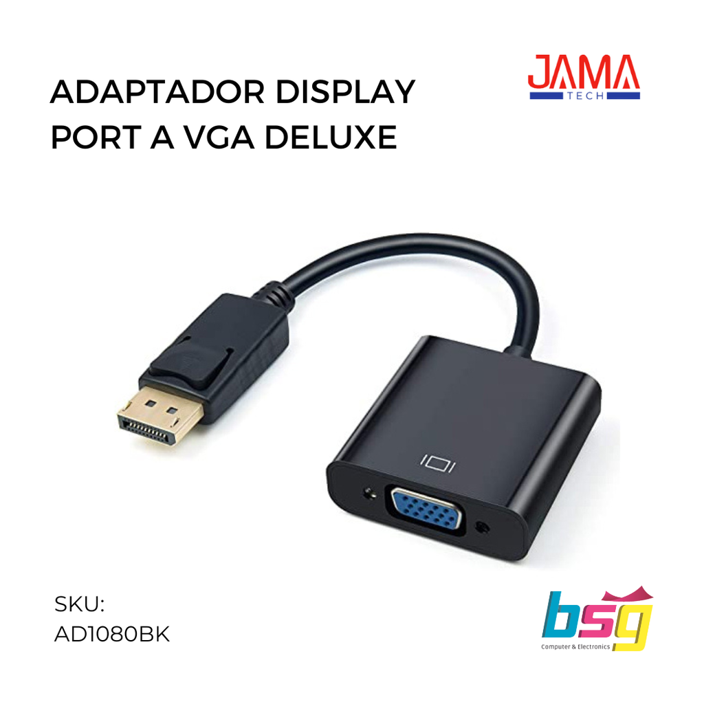 PR008116-ADAPTADOR DISPLAYPORT A VGA DELUXE