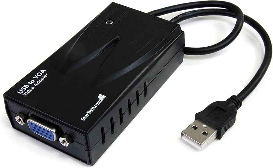 PR008325-ADAPTADOR USB A VGA PARA TARJETA DE VIDEO EXTERNA Y MULTIPLES MOITORES 1920X1200