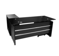 ESCRITORIO STARKEN CRISTAL BLACK (YF-16024T)