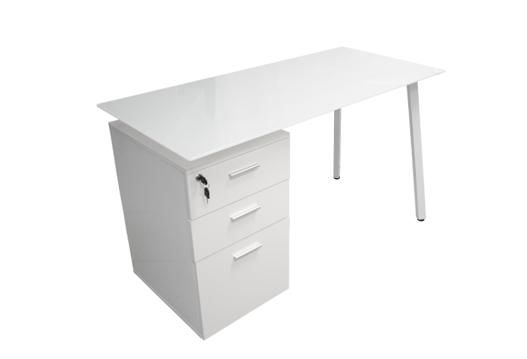 MUEBLE (PC) STARKEN GLASS TOP ESPRESSO (CT-3567AN)