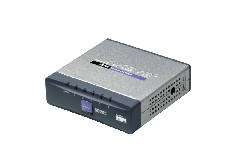 LINKSYS BY CISCO MODEL SD205 5-PORT 10/100 SWITCH