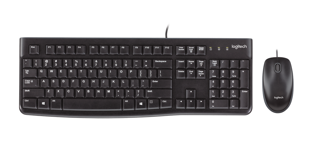 PR009663-COMBO TECLADO MK120 LOGITECH USB NUEVO