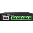 SWITCH 8 PUERTOS POE NETIS  8+2PORT (MOD. P110C)