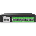 PR002226-SWITCH 8 PUERTOS NETIS GIGABIT POE  8GE+2GE (MOD. P110GC)