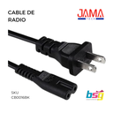 PR005213-CABLE DE RADIO NEGRO JAMATECH