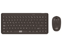 TECLADO MOUSE AGILER INALAMBRICO ESPAÑOL, BLACK, NANO RECEIVER (AGI-9895)