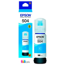 TINTA EPSON 504 ORIGINAL AZUL