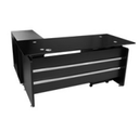 MUEBLE (PC) STARKEN GLASS TOP BLACK (YF-16024T) ( ESC94)