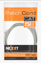 PATCH CORD/CABLE NEXXT CAT 5E 25FT AZ/GR