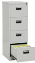 ARCHIVO GMS 4 GAVETAS 9 1/2 X13 GRIS GMS-FC-002-4D-GRIS