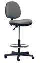 SILLA TIPO CAJERO STARKER EN NYLON GRAY (H-3328F) (SIL966)