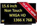 PANTALLA COMPATIBLE CON B156XTN08.1 EDP 1366X768 SIN ORIFICIOS LED LCD 15.6